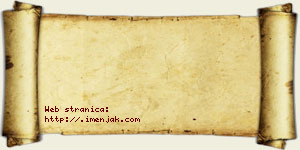 Tijana Joksimović vizit kartica